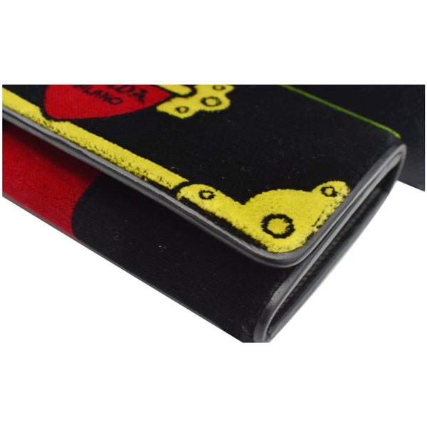 Prada Cahier Velvet Clutch Bag Multicolor - Milano Edition