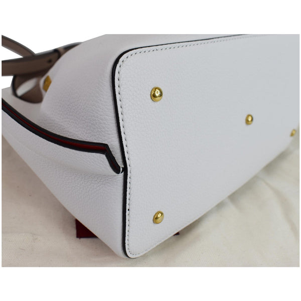 VALENTINO Vlogo Escape Small Leather Shoulder Bag White
