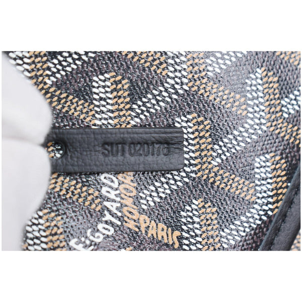 GOYARD Goyardine Saint Louis GM Tote Shoulder Bag Black