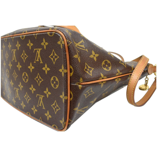 LOUIS VUITTON Palermo PM Monogram Canvas Shoulder Bag Brown