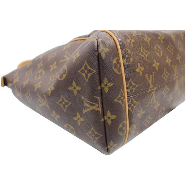 LV Totally MM Monogram Canvas Shoulder Bag brown