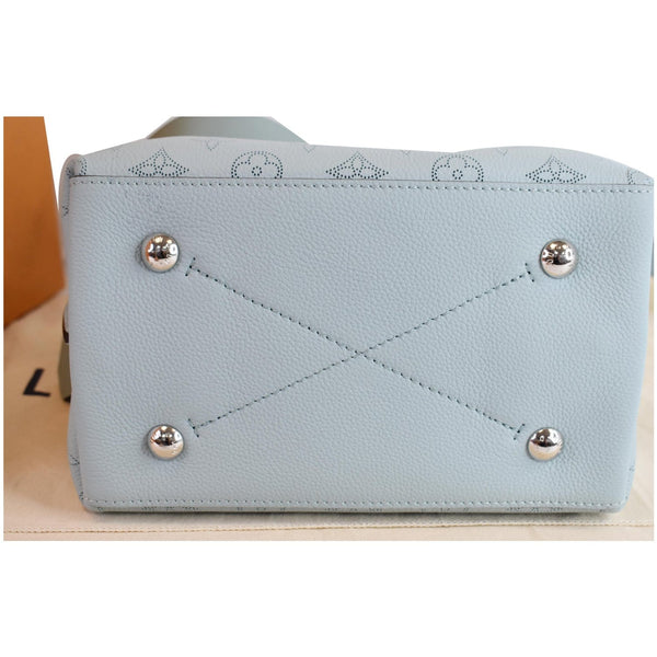 LOUIS VUITTON Muria Mahina Perforated Calf Leather Shoulder Bag Vert