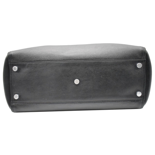 YVES SAINT LAURENT Amber Medium Leather Tote Bag Black