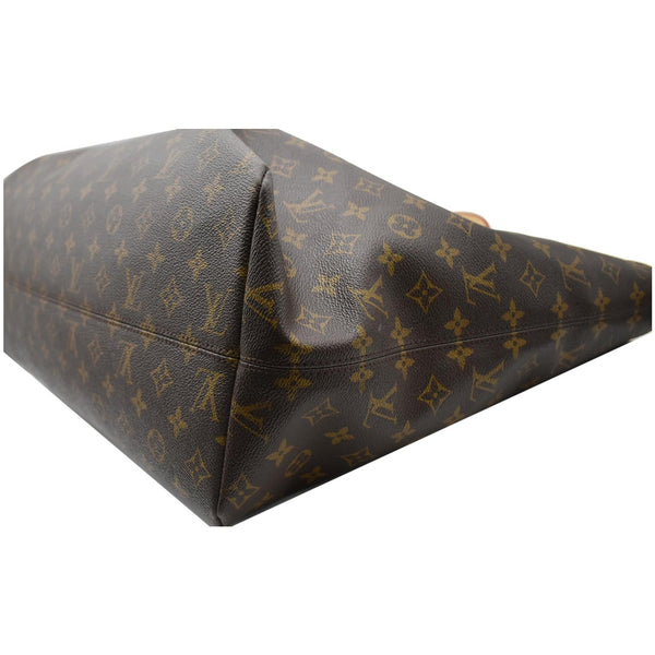 LOUIS VUITTON Raspail GM Monogram Canvas Shoulder Bag Brown