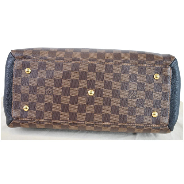 LOUIS VUITTON Normandy Damier Ebene Satchel Bag Brown