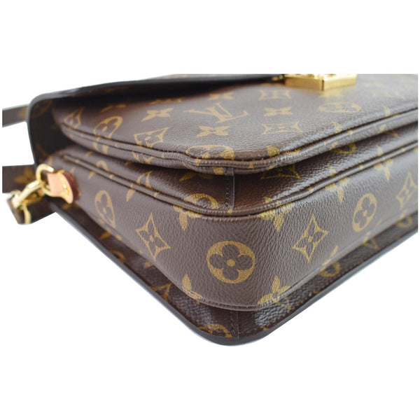 LOUIS VUITTON Metis Pochette Monogram Canvas Crossbody Bag Brown