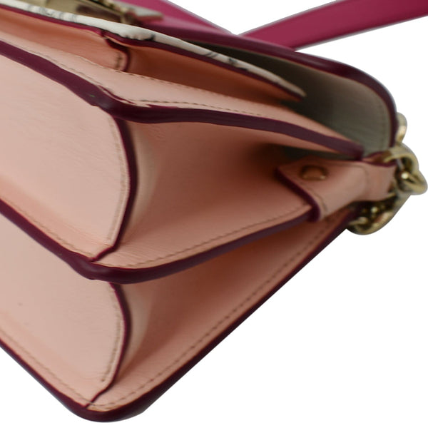 MCM Patricia Mini Block Leather Crossbody Bag Multicolor