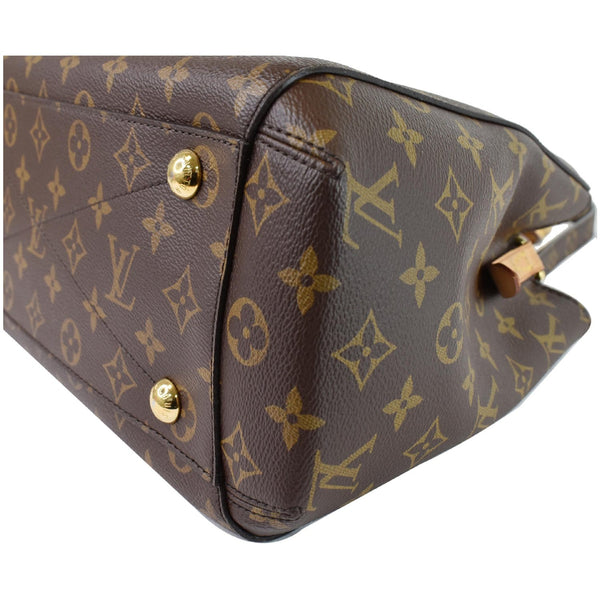 Louis Vuitton Montaigne MM Monogram Canvas Women Bag - corner focused view