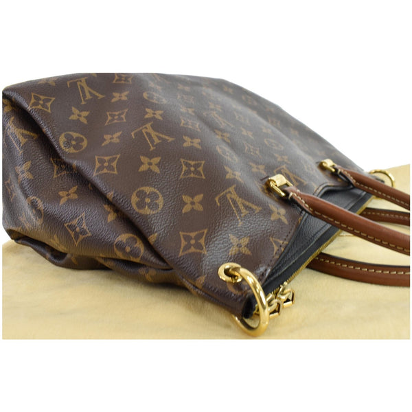 LOUIS VUITTON Pallas Monogram Canvas 2Way Shoulder Bag Brown