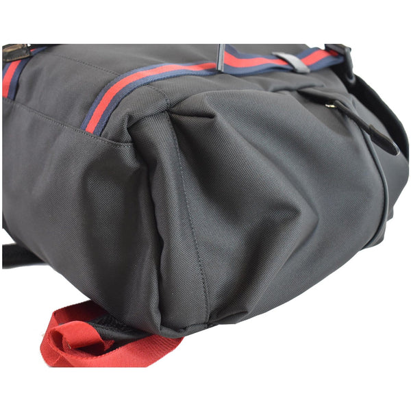 GUCCI Techno Fabric Backpack Bag Black 429037