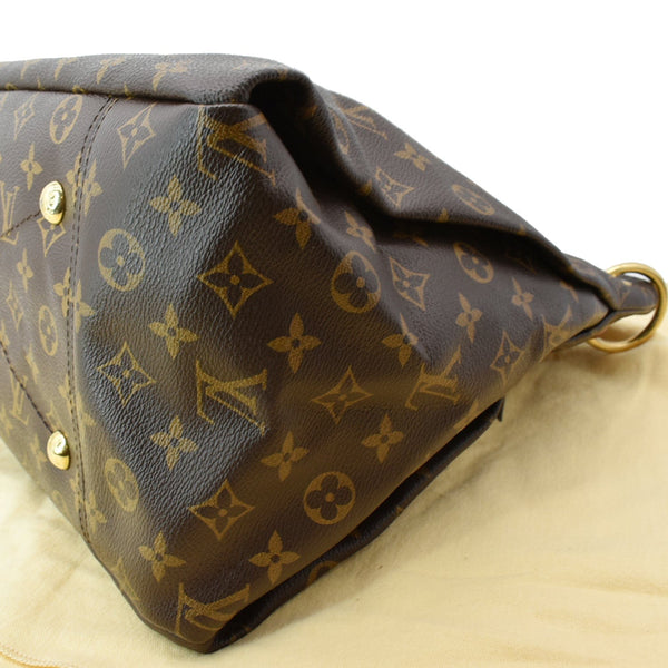 LOUIS VUITTON Artsy MM Monogram Canvas Hobo Bag Brown