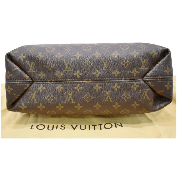 LOUIS VUITTON Sully MM Monogram Canvas Shoulder Bag Brown