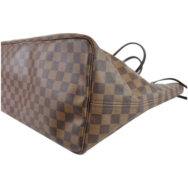LOUIS VUITTON Neverfull GM Damier Ebene Shoulder Bag Brown