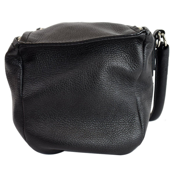 GIVENCHY Pandora Mini Grained Leather Shoulder Bag Black