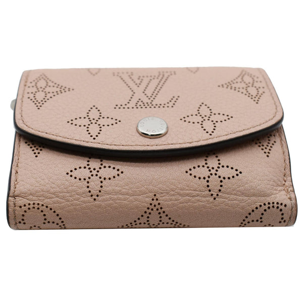 LOUIS VUITTON Iris Mahina Monogram Leather Compact Wallet Magnolia