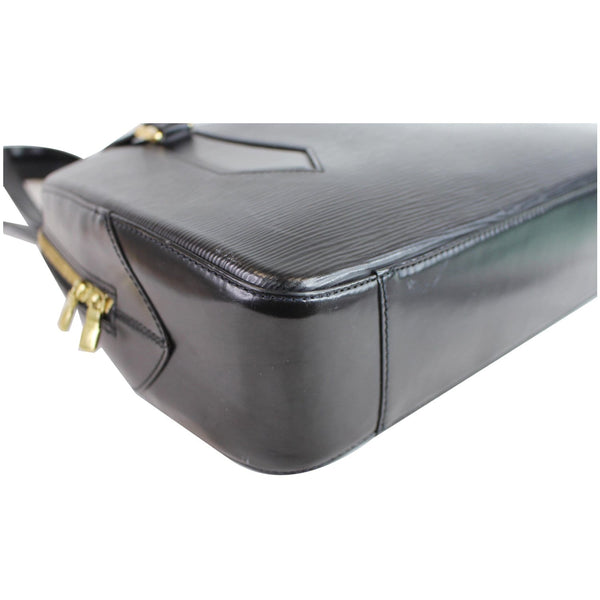 Louis Vuitton Voltaire Black Epi Leather Bottom