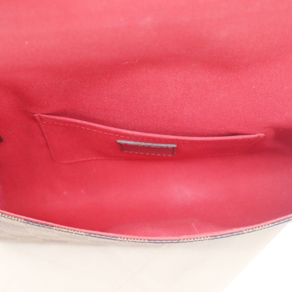 LOUIS VUITTON Favorite PM Damier Ebene Crossbody Bag Brown