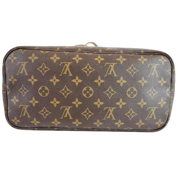 LOUIS VUITTON Neverfull MM Monogram Canvas Tote Bag Fuchsia