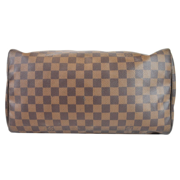 LOUIS VUITTON Speedy 35 Damier Ebene Satchel Handbag Brown