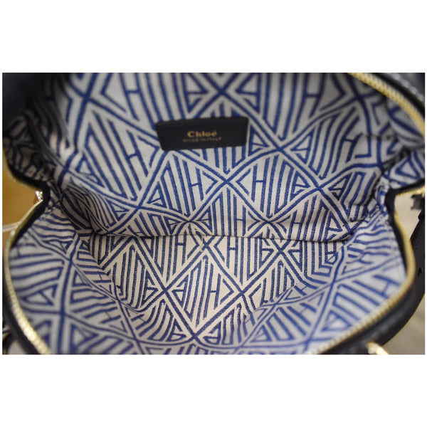 CHLOE Daria Small Classic Smooth Leather Crossbody Bag Black