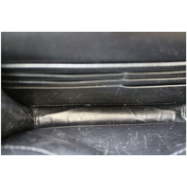 BALENCIAGA B Embossed Leather Chain Crossbody bag Black - 25% OFF