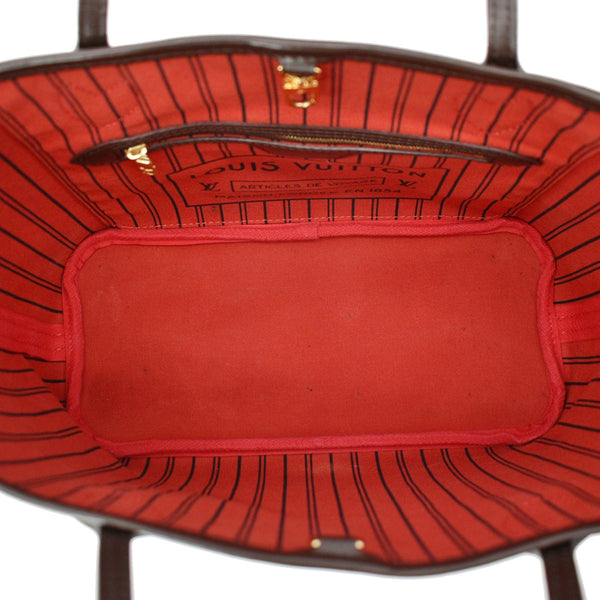 LOUIS VUITTON Neverfull PM Damier Ebene Shoulder Bag Brown - New Year Deals