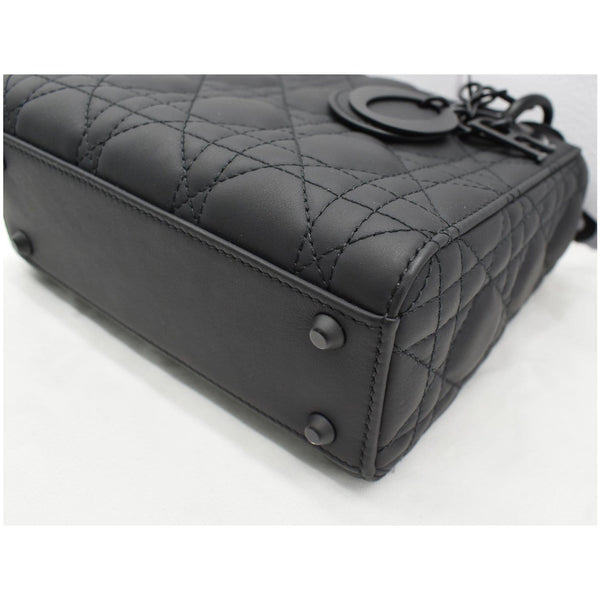 Christian Dior Mini Lady Dior Cannage Calfskin Leather Bag