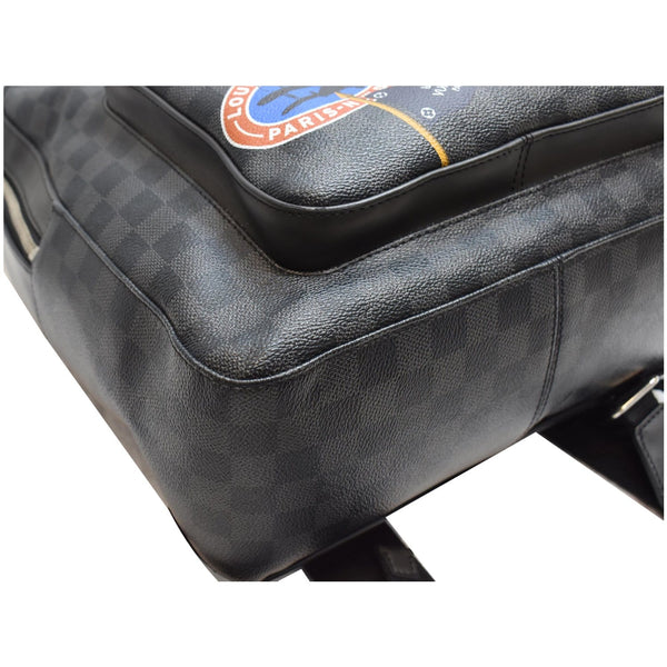 LOUIS VUITTON League Josh Damier Graphite Backpack Bag Black