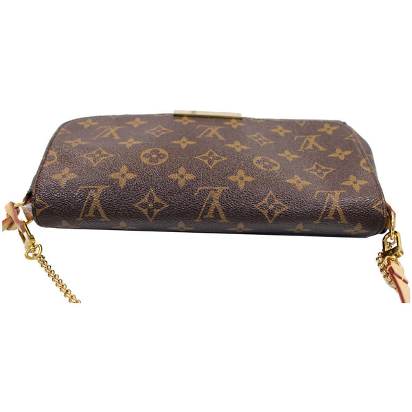 Louis Vuitton Favorite MM Monogram Canvas Crossbody Bag back view
