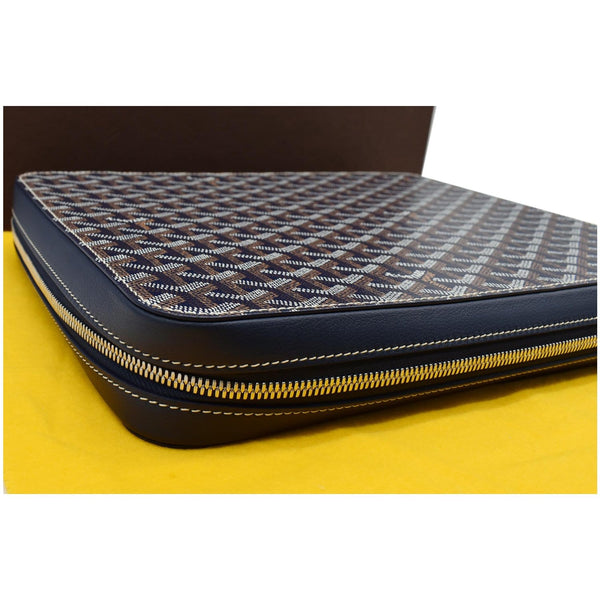 GOYARD Universal Companion Portfolio Goyardine Canvas Briefcase Bag Black