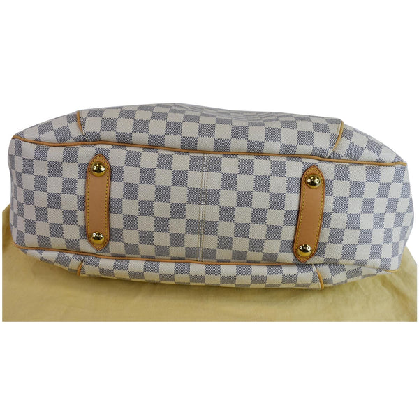 LOUIS VUITTON Galliera GM Damier Azur Shoulder Bag White