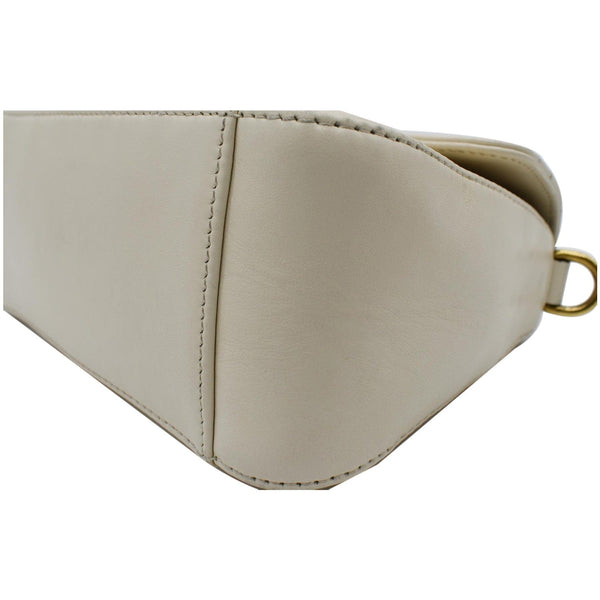 GUCCI GG Marmont Mini Top Handle Shoulder Bag White 547260