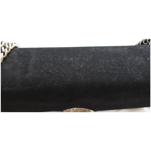 GUCCI Medium Dionysus Suede Leather Shoulder Bag Black 403348