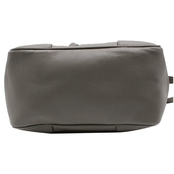 Gucci Small Bree GG Guccissima Leather Tote Crossbody Bag bottom