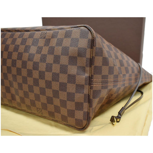 LOUIS VUITTON Neverfull GM Damier Ebene Tote Shoulder Bag Brown