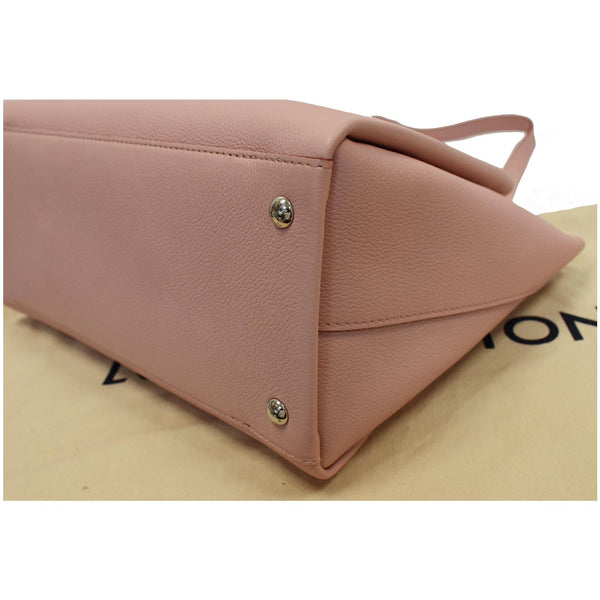 LOUIS VUITTON Lockmeto Calfskin Leather Tote Bag Rose Pink