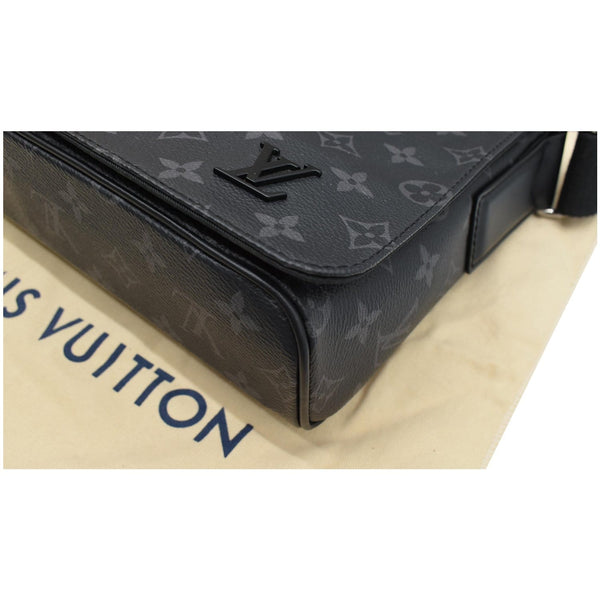 LOUIS VUITTON District PM Monogram Eclipse Messenger Bag Black