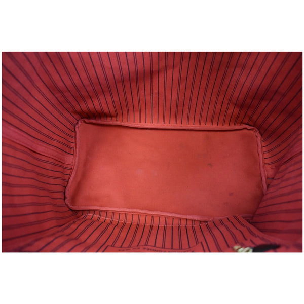 LOUIS VUITTON Neverfull GM Damier Ebene Tote Bag Brown