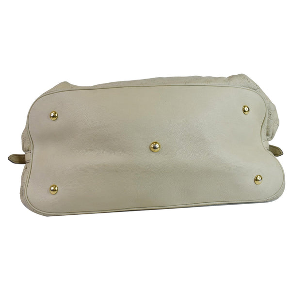 LOUIS VUITTON Mahina XXL Monogram Leather Opal Shoulder Bag