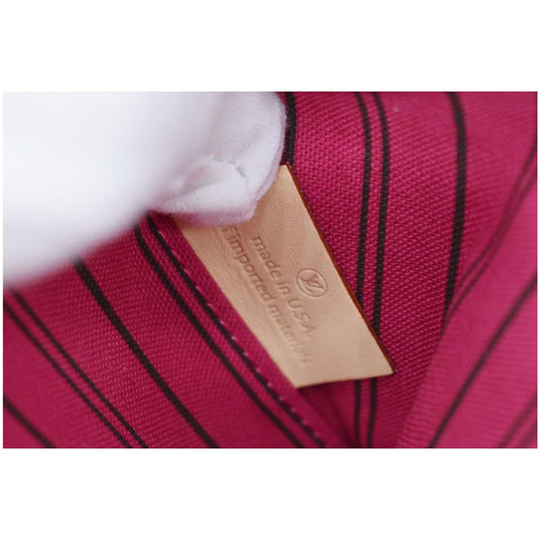 LOUIS VUITTON Neverfull MM Monogram Canvas Pochette Wristlet Pouch Brown