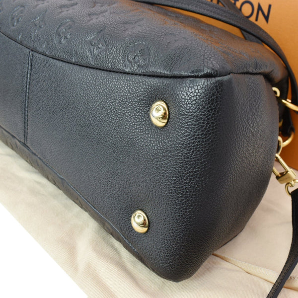 LOUIS VUITTON Ponthieu PM Empreinte Leather Shoulder Bag Black