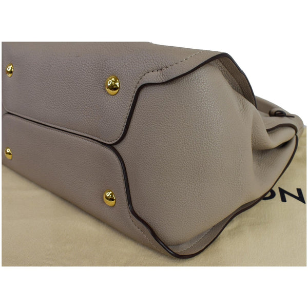 Louis Vuitton Tournon Taurillon Leather Hobo Bag Galet - black seams