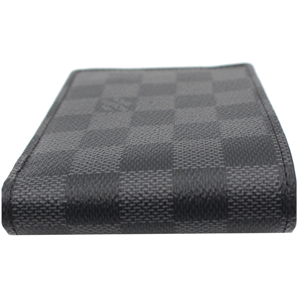 LOUIS VUITTON Damier Graphite Canvas Multiple Wallet Black