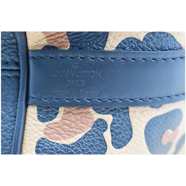 LOUIS VUITTON Speedy 25 Wild At Heart Leather Shoulder Bag Black