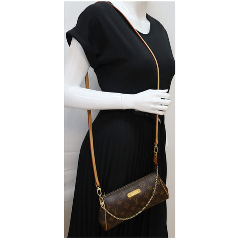Louis Vuitton Eva Monogram Canvas Pochette Crossbody Bag