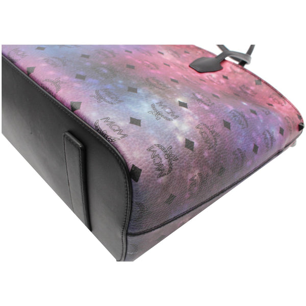 MCM Galaxy Visetos Medium Monogram Canvas Shoulder tote