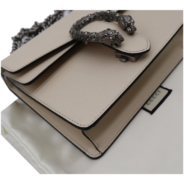 Used Gucci Dionysus Mini Leather Crossbody Bag Cream - DDH