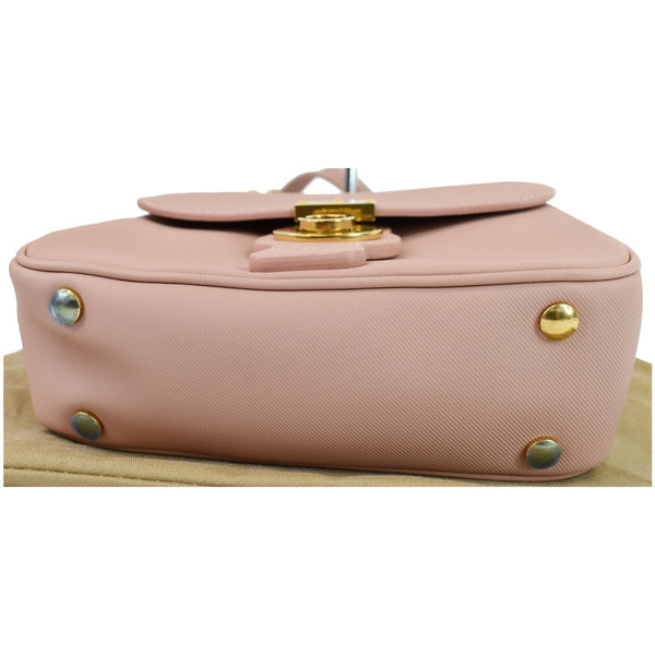 BURBERRY Trench Small DK88 Top Handle Crossbody Bag Ash Rose