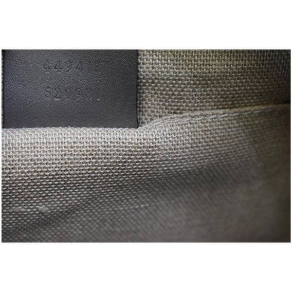 GUCCI Bree Mini GG Guccissima Leather Crossbody Bag Grey 449413