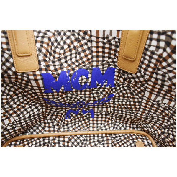 MCM Reversible Liz Medium Visetos Canvas Shopper Tote Bag